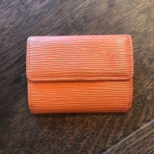 Louis vuitton epi coin card wallet